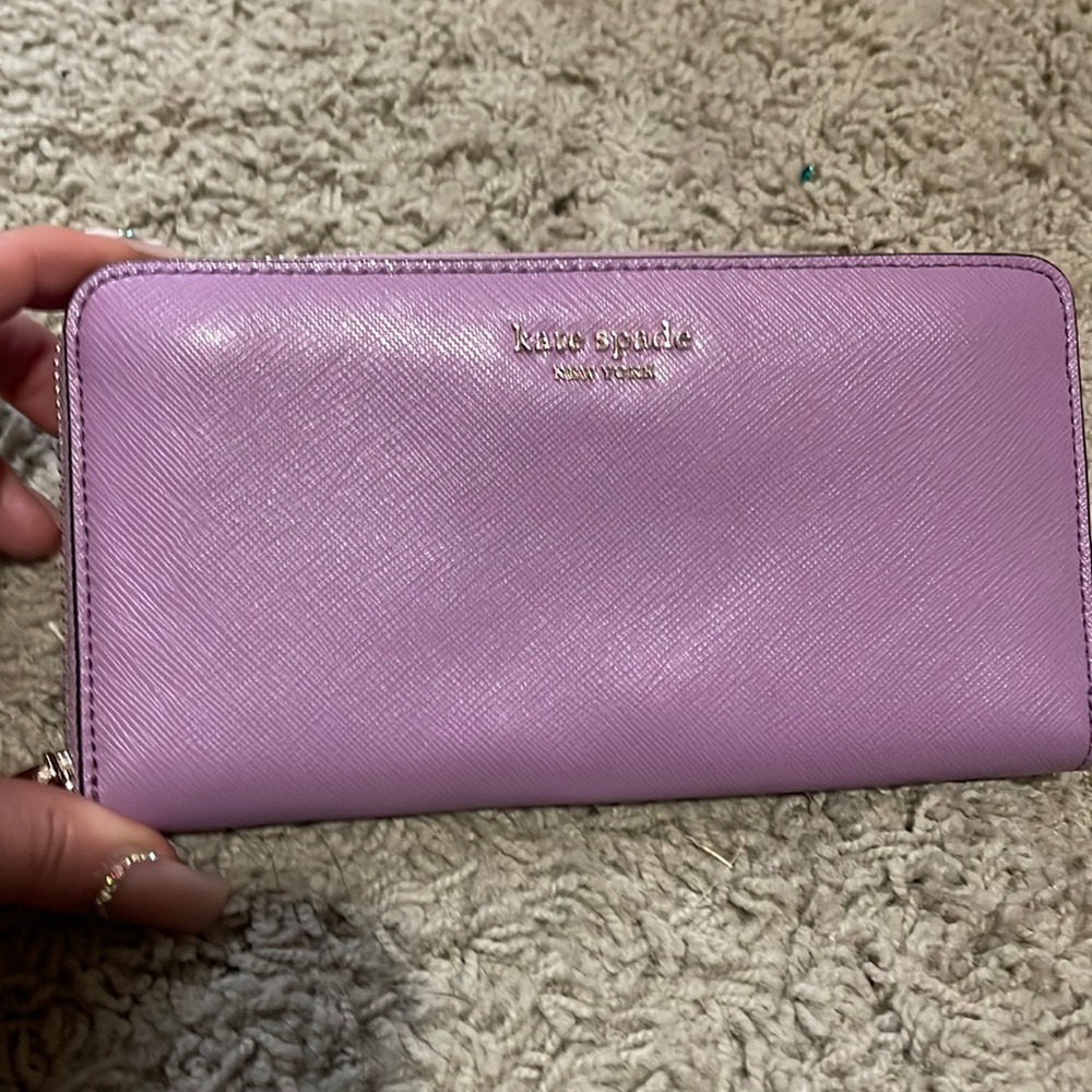 Purple Kate Spade Wallet